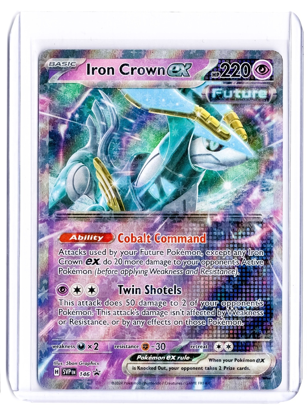 Iron Crown 146 Scarlet & Violet (SVP)  Black Star Promo NM Pokemon Trading Card